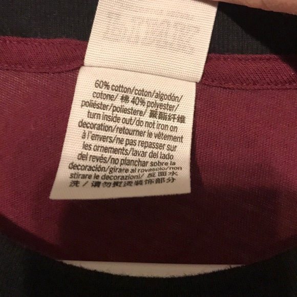 VS Pink maroon gold sequin tee - Picture 4 of 5